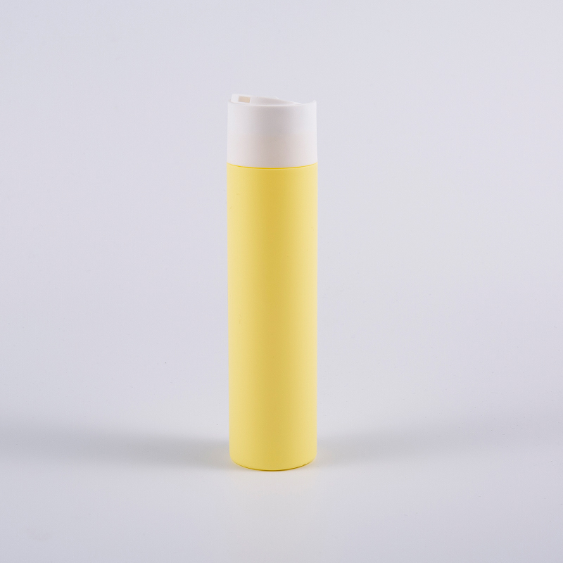 디스크 캡을 가진 다수 색깔 소프트 터치 원형 250ml 정화 병