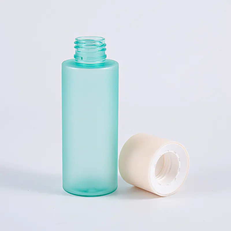 나사 모자를 가진 음식과 약제 사용 100ml 애완 동물 플라스틱 병