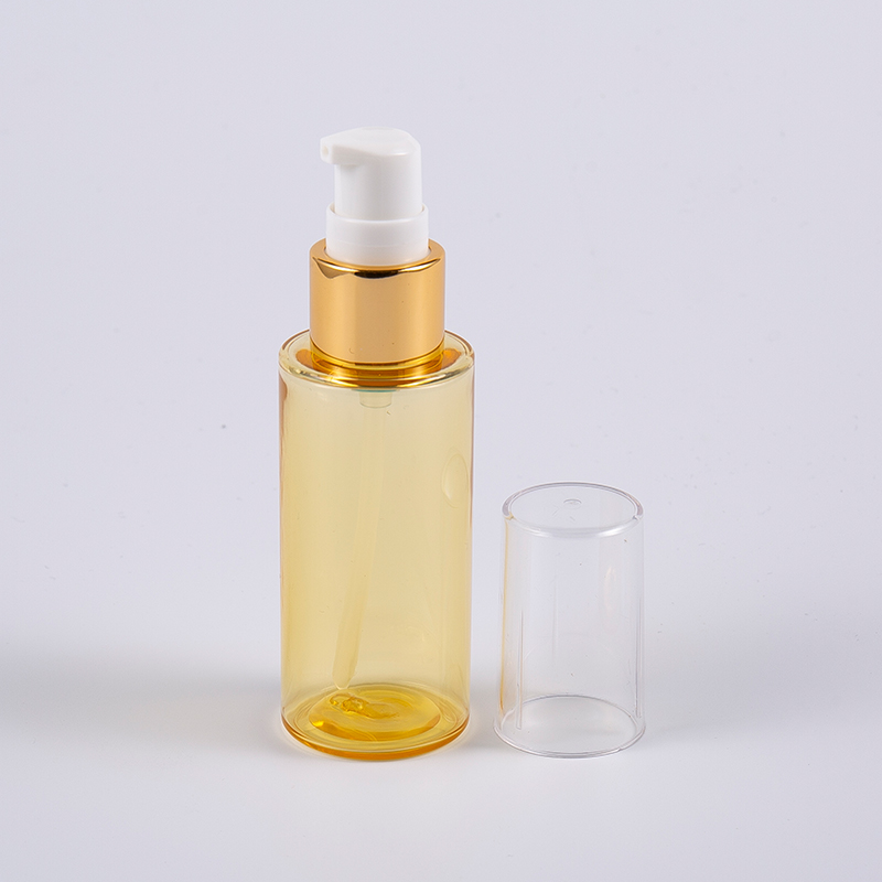 펌프를 가진 반투명 색깔 원형 50ml PETG 두꺼운 벽 로션 병 펌프를 가진 반투명 색깔 원형 50ml PETG 두꺼운 벽 로션 병