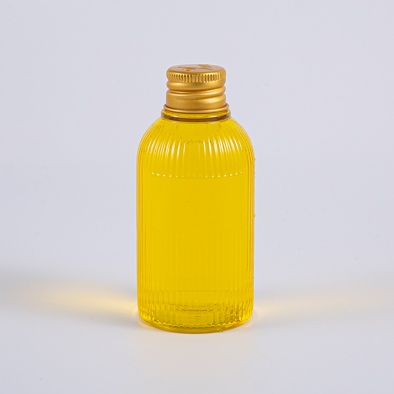 알루미늄 마감이 있는 지속 가능성 80ml PET 플라스틱 병