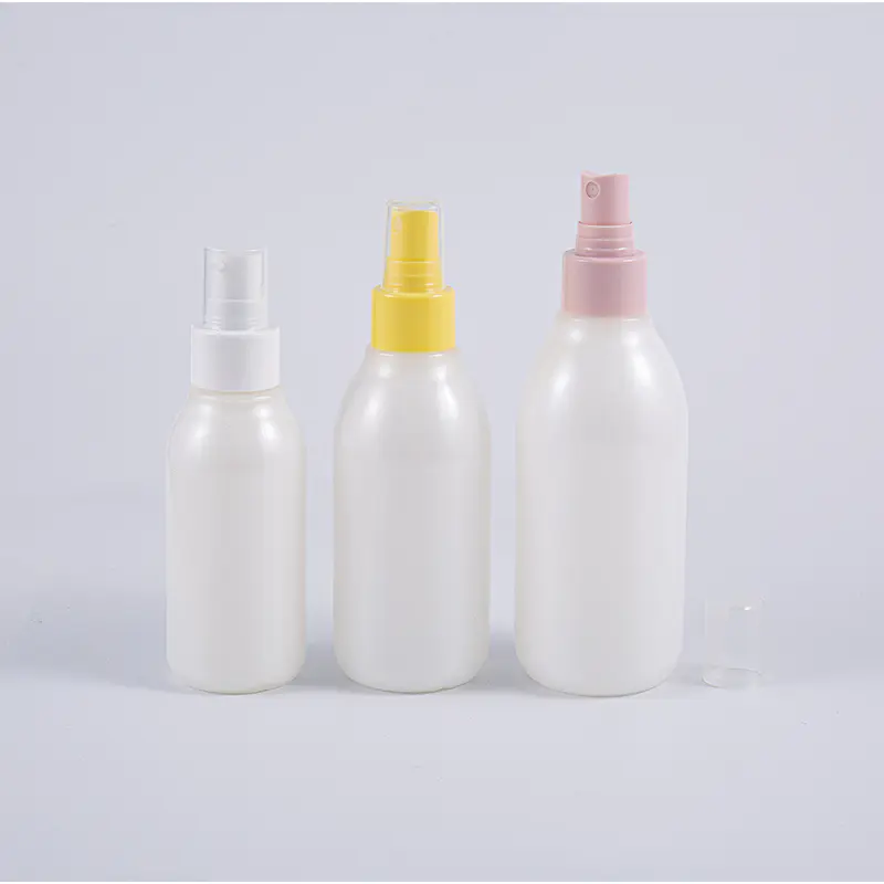 펌프 디스펜서를 갖춘 100ml 160ml 200ml 다층 반투명 무광 에어리스 병