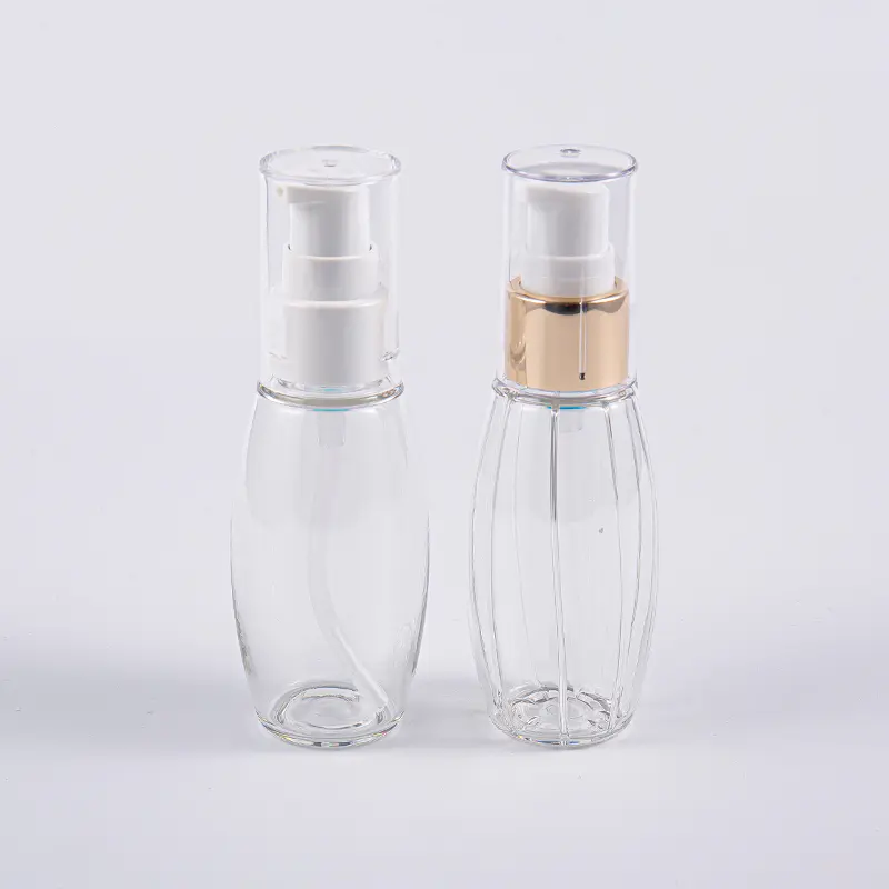 펌프가 있는 여행용 50ml PETG 공 모양 병