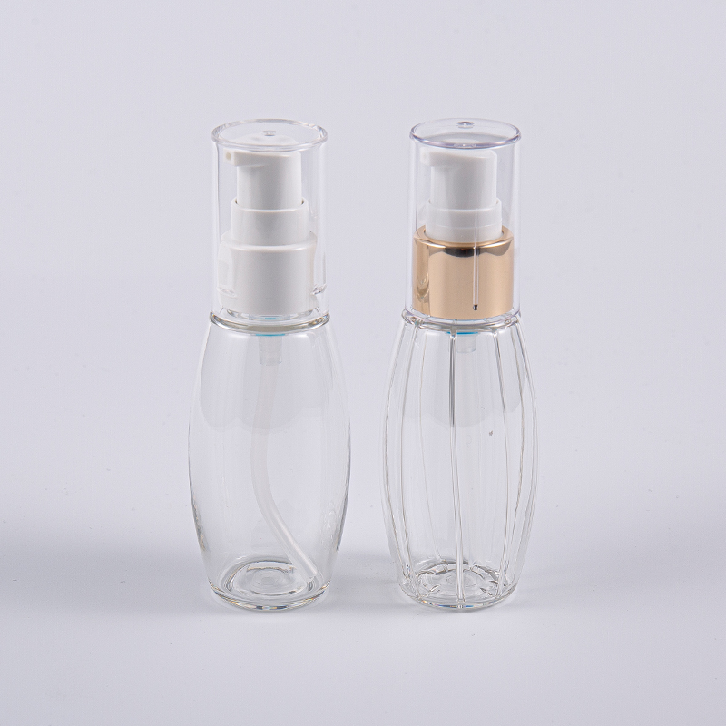 펌프가 있는 여행용 50ml PETG 공 모양 병