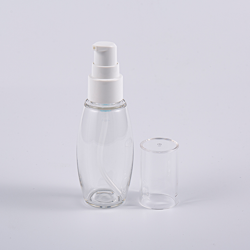펌프가 있는 여행용 50ml PETG 공 모양 병