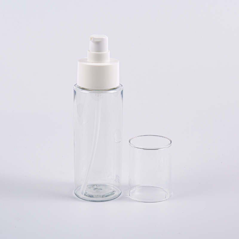 라운드 100ml 프로스트 PET 페이셜 토너 병 라운드 100ml 프로스트 PET 페이셜 토너 병
