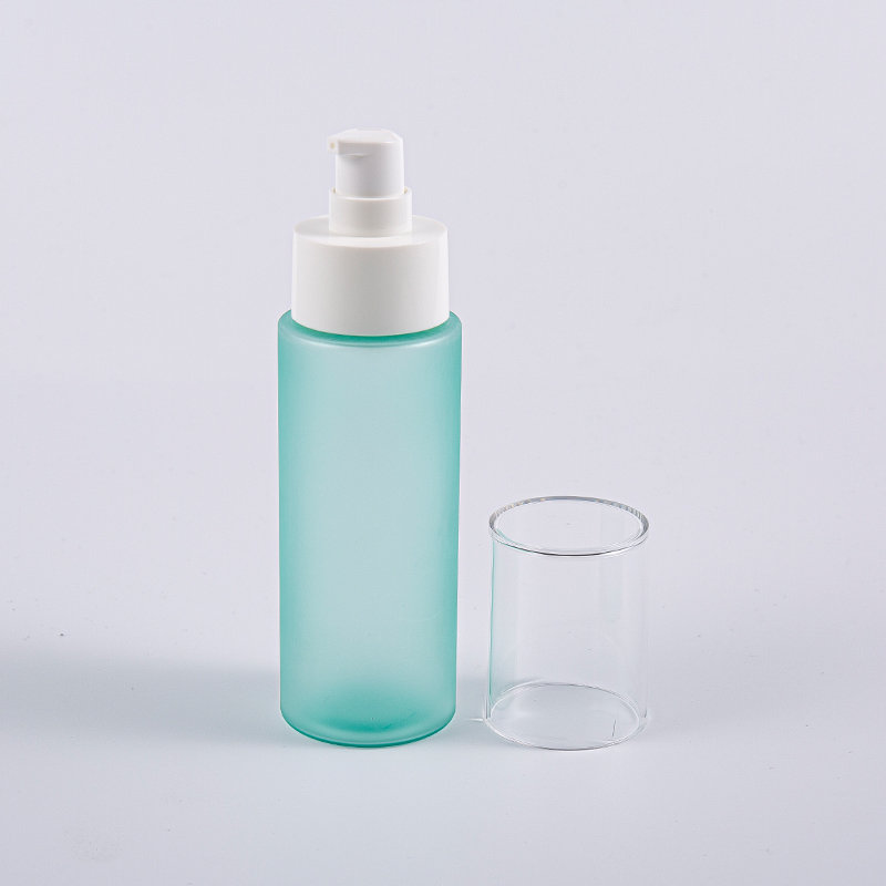 라운드 100ml 프로스트 PET 페이셜 토너 병 라운드 100ml 프로스트 PET 페이셜 토너 병
