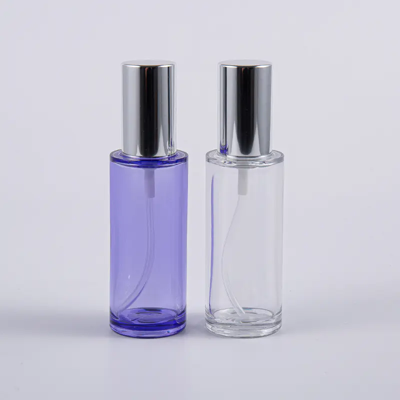 알루미늄 펌프 여행 사용을 가진 고품질 35ml 둥근 로션 병