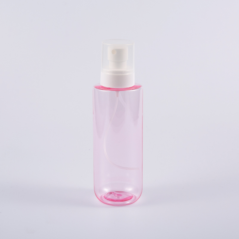 300ml 투명한 핑크 컬러 페이셜 토너 병