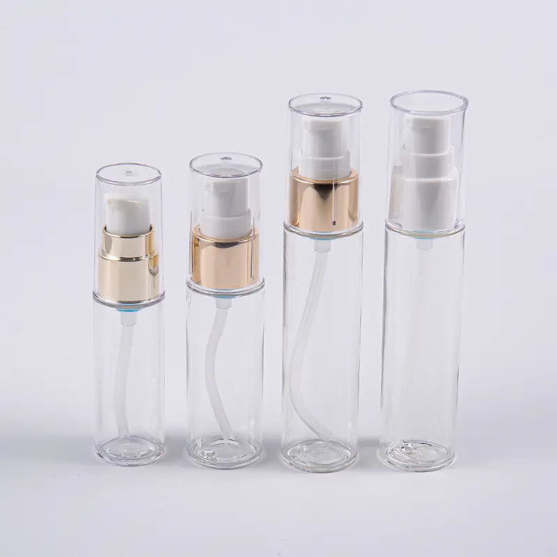 펌프가 있는 여행용 20ml 30ml 40ml 슬림 PETG 로션 병