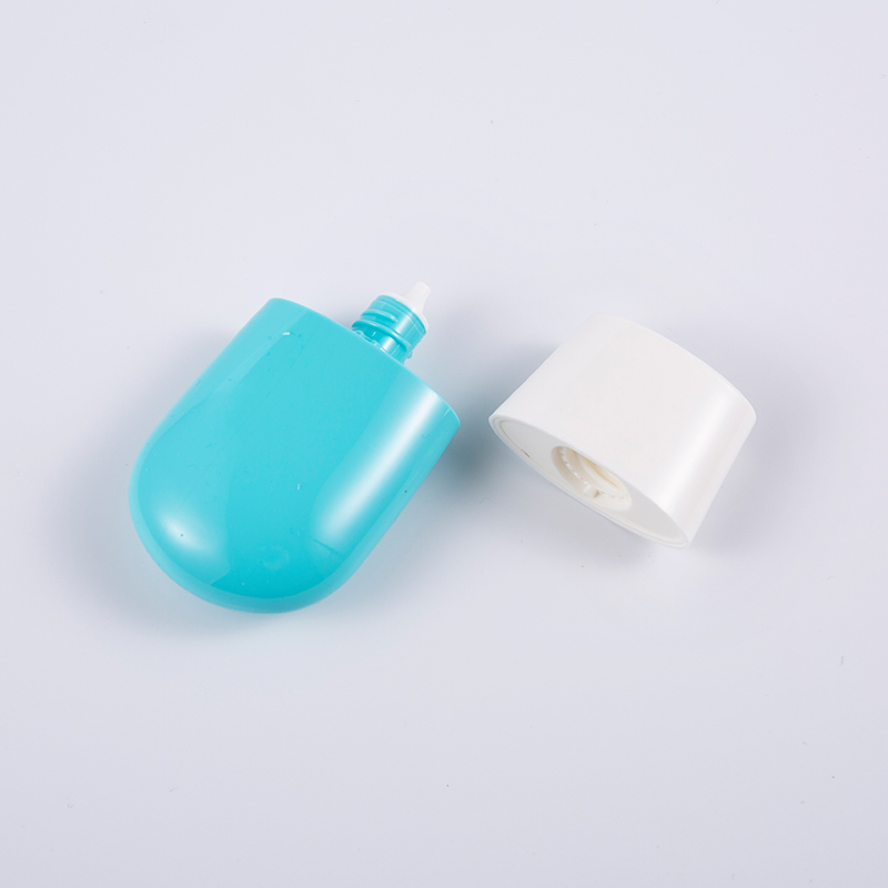 친환경 여행 필수품 30ml & 50ml 프리미엄 블루 PE 자외선 차단제 병