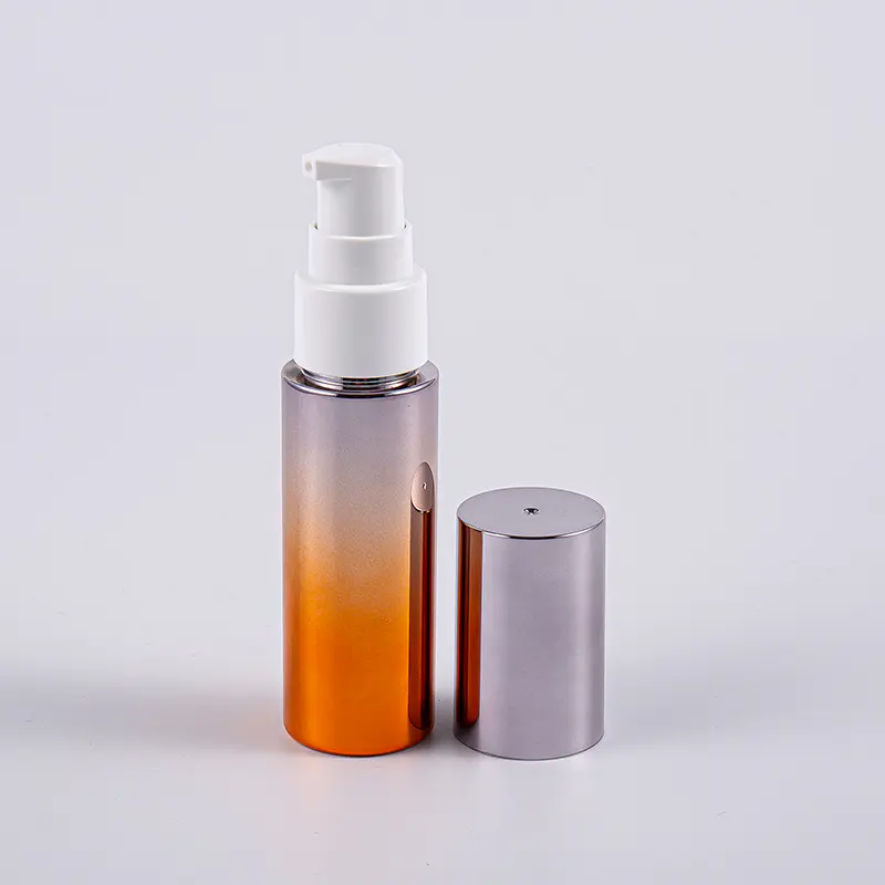 펌프 여행 사용을 가진 각종 색깔 원형 30ml PETG 로션 병 펌프 여행 사용을 가진 각종 색깔 원형 30ml PETG 로션 병