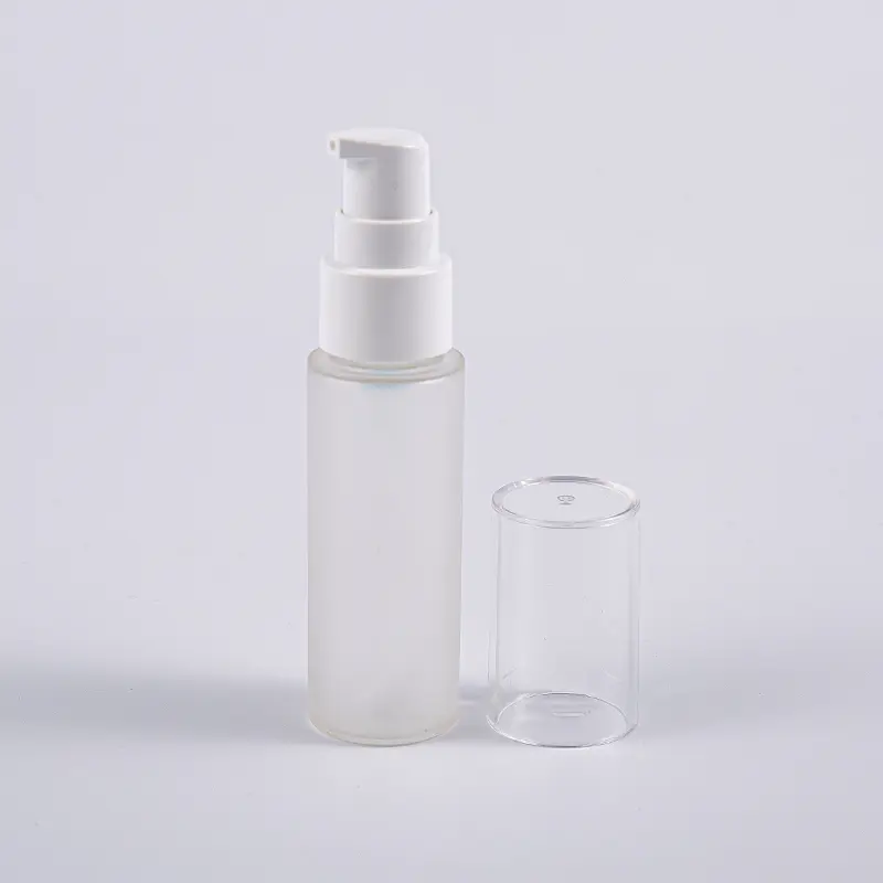 펌프 여행 사용을 가진 각종 색깔 원형 30ml PETG 로션 병 펌프 여행 사용을 가진 각종 색깔 원형 30ml PETG 로션 병