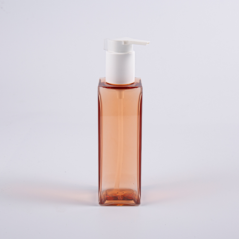개인 관리 150ml 정사각형 모양 PETG 로션 펌프 병 개인 관리 150ml 정사각형 모양 PETG 로션 펌프 병