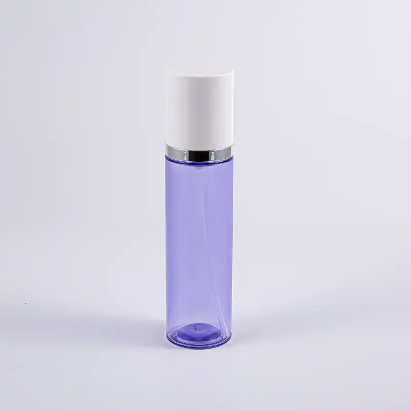 알루미늄 펌프를 가진 자주색 색깔 35ml 둥근 혈청 로션 병