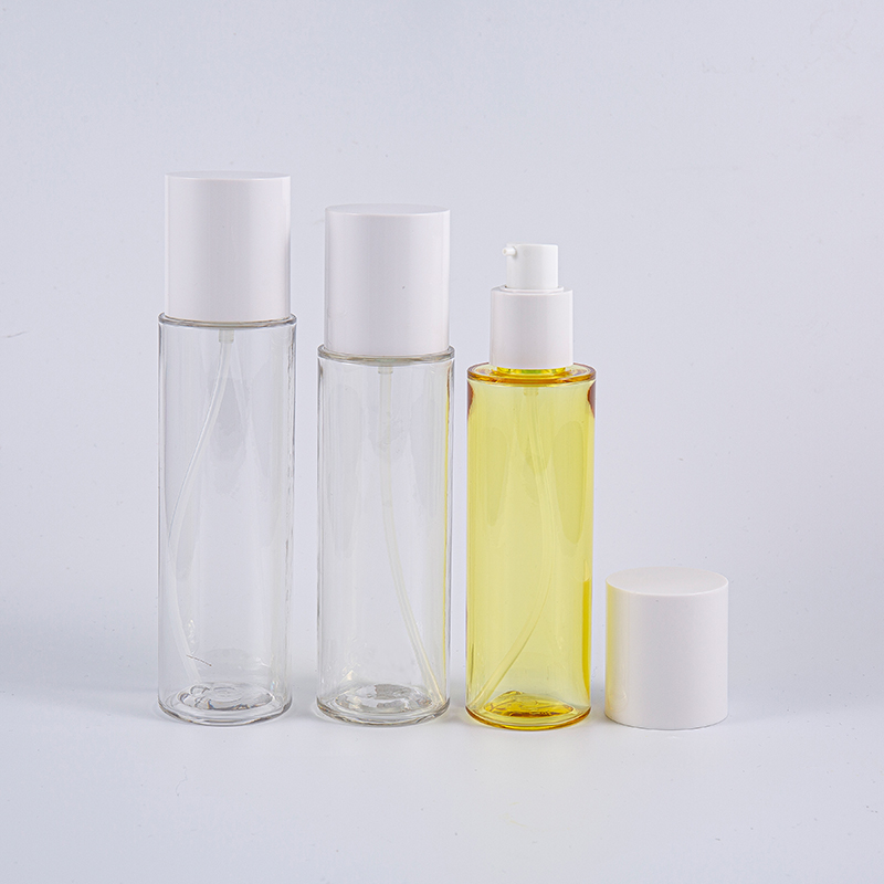 건강 관리 130ml 170ml 200ml 원형 Petg 로션 펌프 병