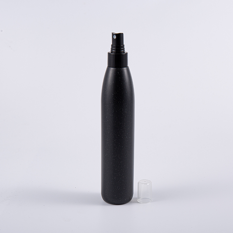 100ml 및 250ml PE 병 - 진주 마감 플라스틱 펌프 디스펜서가 있는 검정색