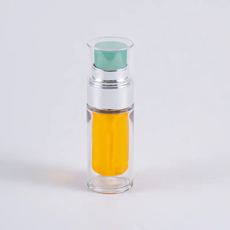 펌프가 있는 다층 복합 내부 가방 30ml 50ml 진공 병이 있는 명확한 PETG 병
