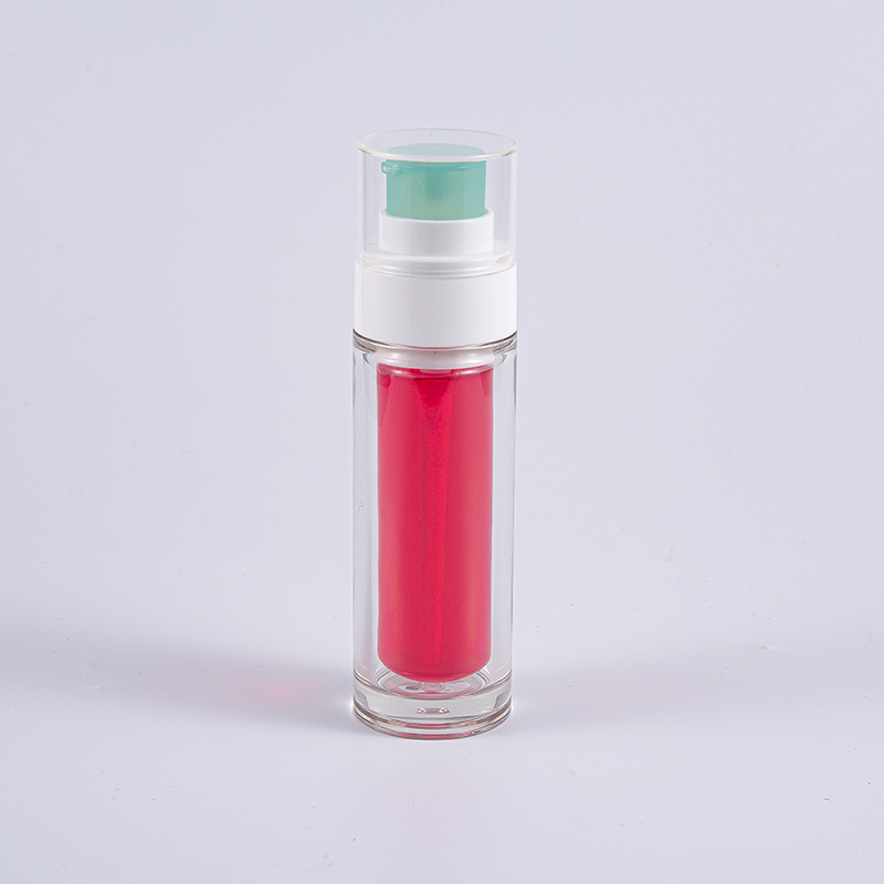 펌프가 있는 다층 복합 내부 가방 30ml 50ml 진공 병이 있는 명확한 PETG 병
