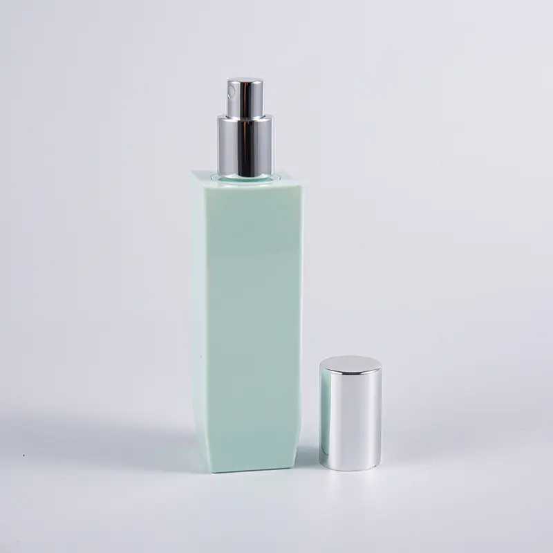 다수 색깔 선택권 사각 모양 150ml PETG 알루미늄 펌프 모자를 가진 두꺼운 벽 로션 병 