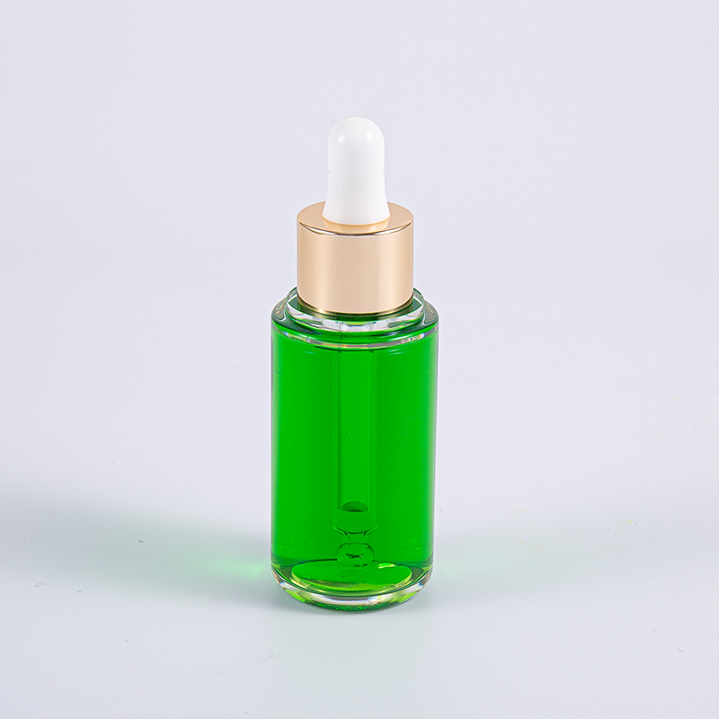 알루미늄 펌프 여행 사용을 가진 고품질 35ml 둥근 로션 병