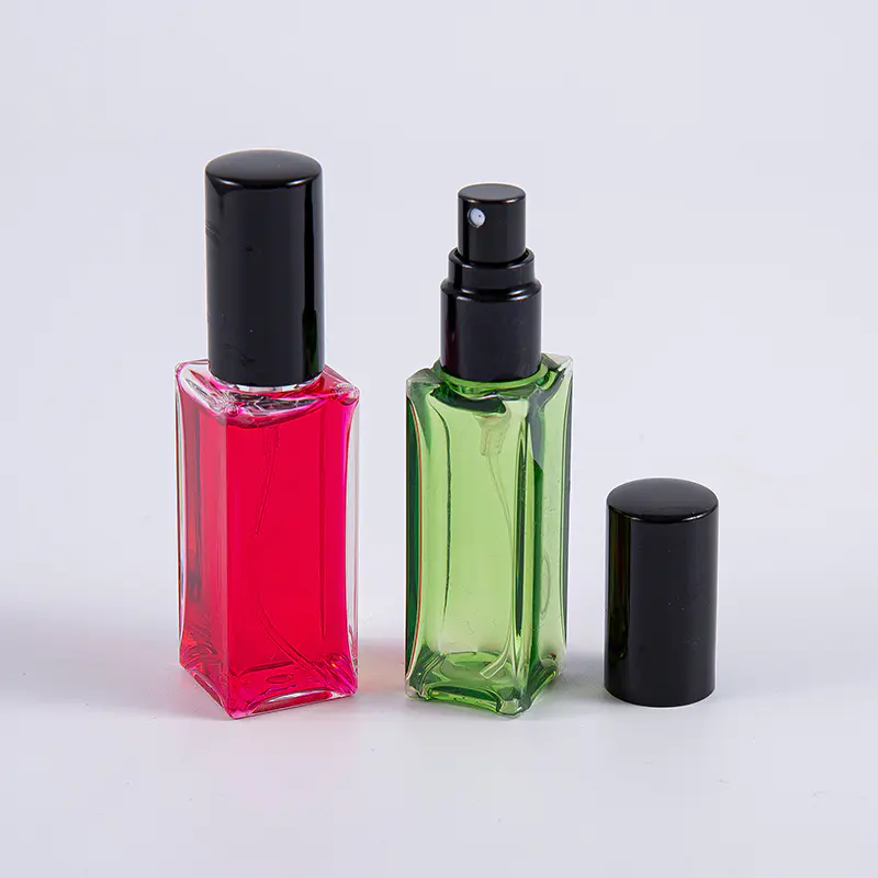 테스터 10ml PETG 정사각형 샘플 선물 병