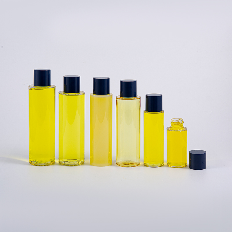 둥근 나사 모자와 작은 삽입을 가진 50ml 100ml 120ml 130ml 170ml 200ml PETG 둥근 로션 병