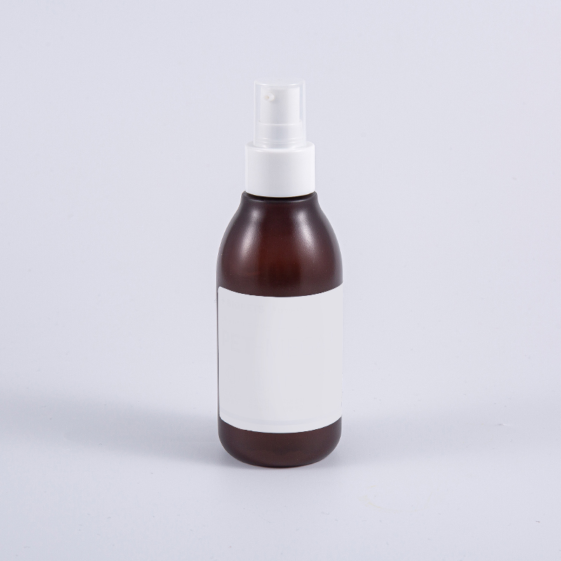 펌프 디스펜서를 갖춘 PP 플라스틱 160ml 다층 반투명 매트 로션 병